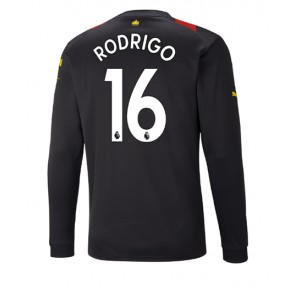 Manchester City Rodri Hernandez #16 Bortatröja 2022-23 Långärmad